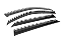 Peugeot 2008 2019- Window Deflectors with Chrome Trim Niken Luxury (4 pcs) photo 3