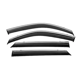 Window Deflectors with Chrome Trim Niken Luxury (4 pcs) Peugeot 2008 2019- photo 1