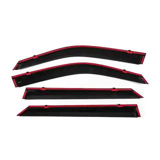 Window Deflectors with Chrome Trim Niken Luxury (4 pcs) Peugeot 2008 2019- photo 4