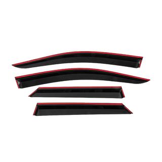 Window Deflectors with Chrome Trim Niken Luxury (4 pcs) Peugeot 3008 2016-2023 photo 4