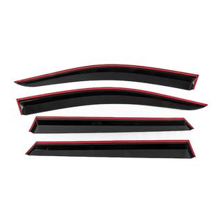 Window Deflectors with Chrome Trim Niken Luxury (4 pcs) photo 4