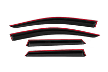 Renault Captur 2013-2019 Window Deflectors with Chrome Trim Niken Luxury (4 pcs) photo 4