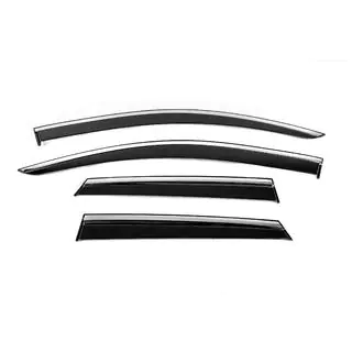 Window Deflectors with Chrome Trim Niken Luxury (4 pcs)