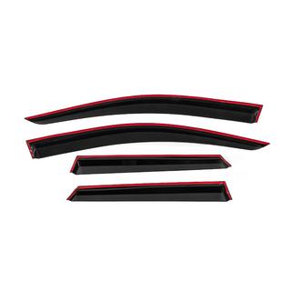 Window Deflectors with Chrome Trim Niken Luxury (4 pcs) Renault Captur 2013-2019 photo 4