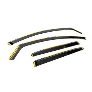 In-Channel Wind Deflectors Niken Luxury (HB, 4 pcs) Renault Megane IV 2016-2025 photo 3