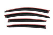Renault Megane IV 2016-2025 Window Deflectors with Chrome Trim Niken Luxury (SD, 4 pcs) photo 4