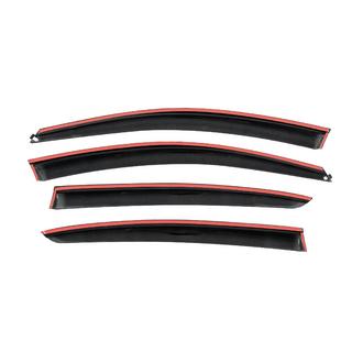 Window Deflectors with Chrome Trim Niken Luxury (SD, 4 pcs) Renault Megane IV 2016-2025 photo 4