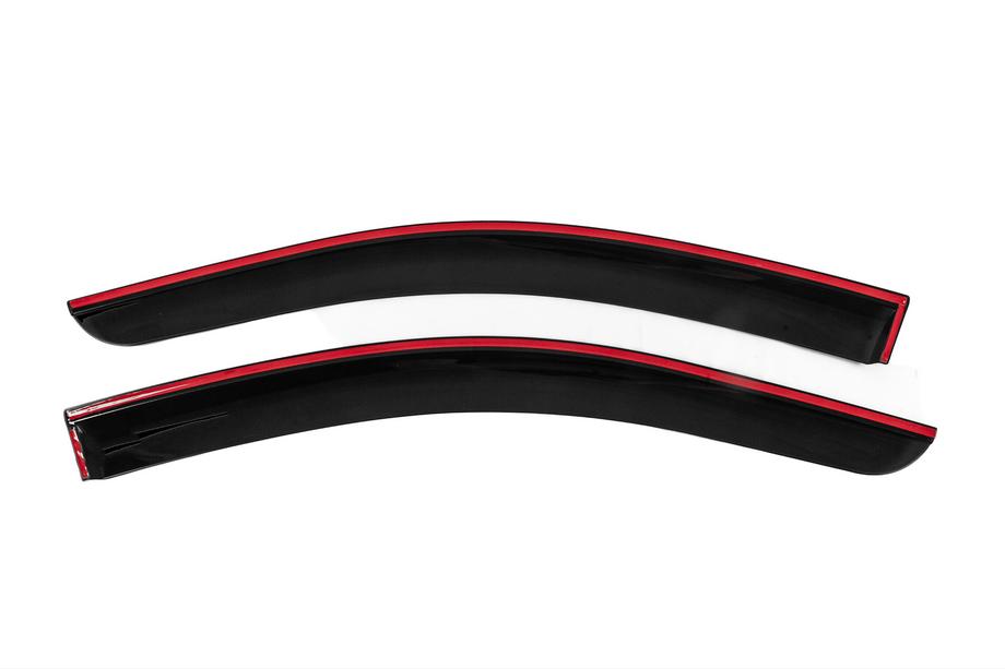 Renault Kangoo/Express 2021- Window Deflectors with Chrome Trim Niken Luxury (2 pcs) Photo 4