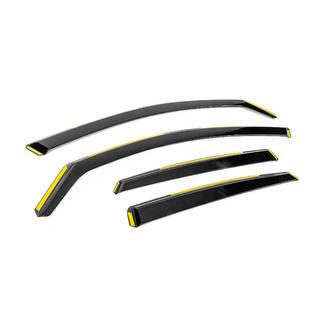 In-channel window wind deflectors Niken Luxury (Sedan, 4 pcs) photo 3