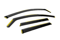 Audi A6 C7 2011-2017 In-channel window deflectors Niken Luxury (Avant, 4 pcs) photo 3