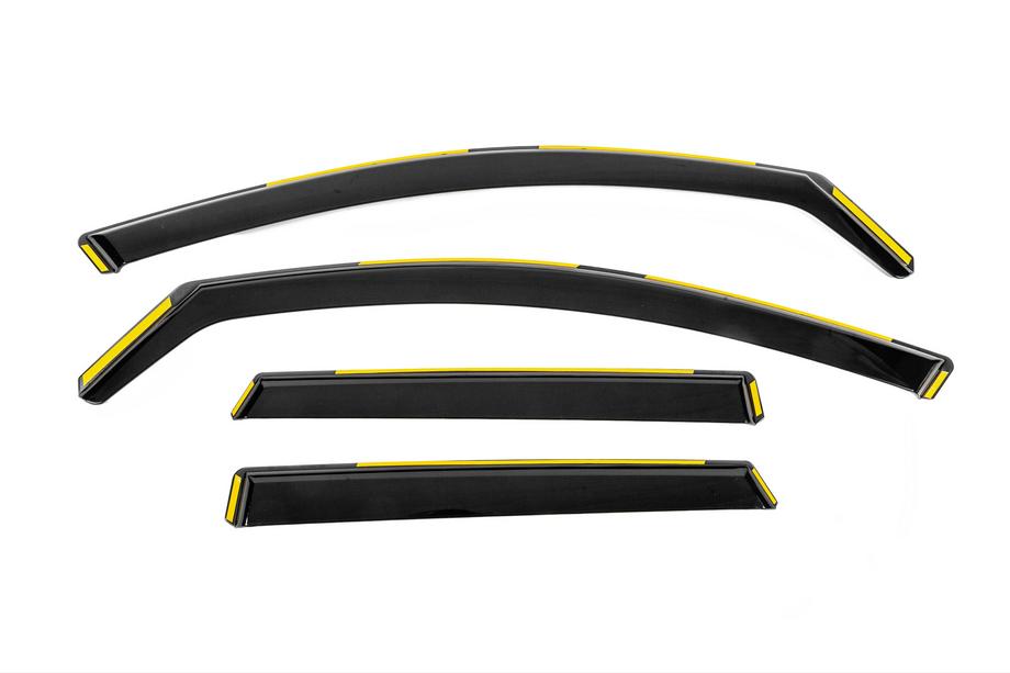 Audi A6 C7 2011-2017 In-channel window deflectors Niken Luxury (Avant, 4 pcs) Image
