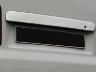 Volkswagen T5 Transporter 2003-2010 Chrome trim above license plate for swing doors (stainless steel) OmsaLine - Italian Stainless Steel photo 2