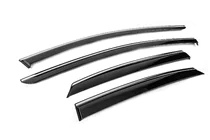Toyota bZ3 2023- Window Deflectors with Chrome Trim Niken Luxury (4 pcs) photo 3