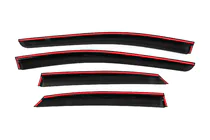 Toyota bZ3 2023- Window Deflectors with Chrome Trim Niken Luxury (4 pcs) photo 4