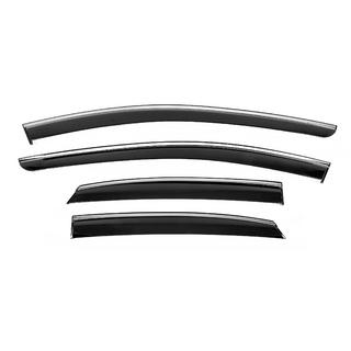 Window Deflectors with Chrome Trim Niken Luxury (4 pcs) photo 1