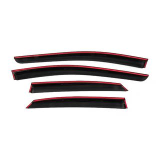 Window Deflectors with Chrome Trim Niken Luxury (4 pcs) photo 4