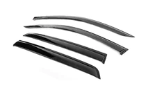 Toyota Hilux 2015- Window Deflectors with Chrome Trim Niken Luxury (4 pcs) photo 2