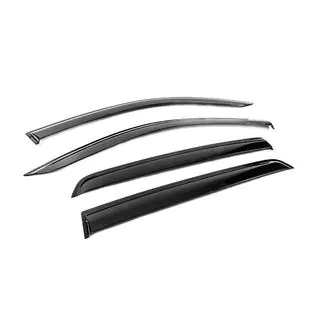 Window Deflectors with Chrome Trim Niken Luxury (4 pcs) photo 3