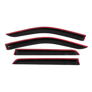 Window Deflectors with Chrome Trim Niken Luxury (4 pcs) photo 4