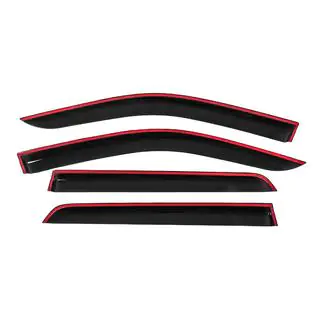 Window Deflectors with Chrome Trim Niken Luxury (4 pcs) photo 4
