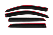 Toyota Hilux 2006-2015 Window Deflectors with Chrome Trim Niken Luxury (2011-2015, 4 pcs) photo 4