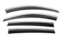 Toyota Rav 4 2013-2018 Window Deflectors with Chrome Trim Niken Luxury (4 pcs) photo 1