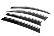 Toyota Rav 4 2013-2018 Window Deflectors with Chrome Trim Niken Luxury (4 pcs) photo 2