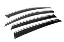 Toyota Rav 4 2013-2018 Window Deflectors with Chrome Trim Niken Luxury (4 pcs) photo 3