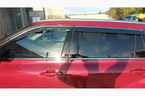 Toyota Highlander 2019- Window Deflectors with Chrome Trim Niken Luxury (4 pcs) photo 2