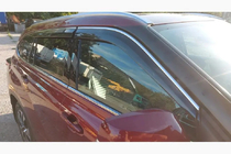 Toyota Highlander 2019- Window Deflectors with Chrome Trim Niken Luxury (4 pcs) photo 1