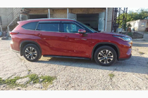 Toyota Highlander 2019- Window Deflectors with Chrome Trim Niken Luxury (4 pcs) photo 9