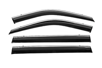Toyota Highlander 2019- Window Deflectors with Chrome Trim Niken Luxury (4 pcs) photo 5