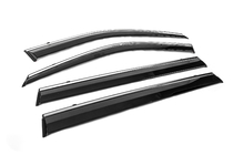 Toyota Highlander 2019- Window Deflectors with Chrome Trim Niken Luxury (4 pcs) photo 6