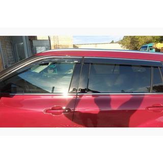 Window Deflectors with Chrome Trim Niken Luxury (4 pcs) photo 2