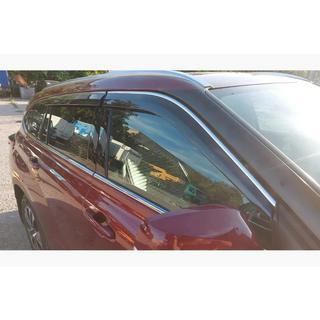 Window Deflectors with Chrome Trim Niken Luxury (4 pcs) photo 1