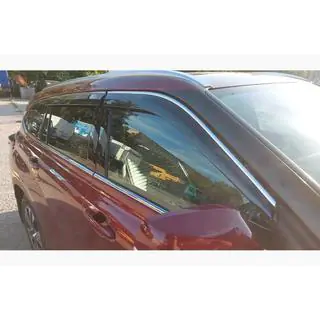 Window Deflectors with Chrome Trim Niken Luxury (4 pcs) photo 1