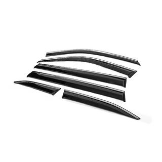 Window Deflectors with Chrome Trim Niken Luxury (6 pcs) photo 2