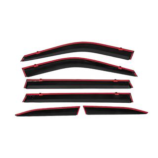 Window Deflectors with Chrome Trim Niken Luxury (6 pcs) photo 4