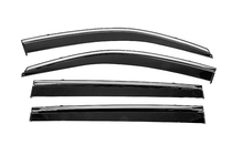Toyota Highlander 2013-2019 Window Deflectors with Chrome Trim Niken Luxury (4 pcs) photo 1