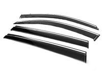 Toyota Highlander 2013-2019 Window Deflectors with Chrome Trim Niken Luxury (4 pcs) photo 2