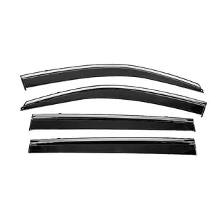Window Deflectors with Chrome Trim Niken Luxury (4 pcs)