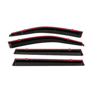 Window Deflectors with Chrome Trim Niken Luxury (4 pcs) photo 4