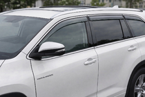 Toyota Highlander 2013-2019 Window Deflectors with Chrome Trim Niken Luxury (6 pcs) photo 1