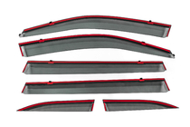 Toyota Highlander 2013-2019 Window Deflectors with Chrome Trim Niken Luxury (6 pcs) photo 5