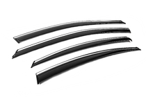Toyota Camry 2024- Window Deflectors with Chrome Trim Niken Luxury (4 pcs) photo 3