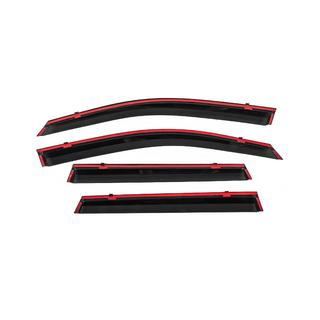 Window Deflectors with Chrome Trim Niken Luxury (4 pcs) photo 4