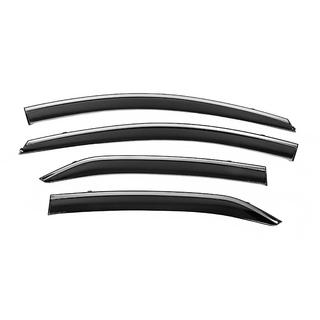 Window Deflectors with Chrome Trim Niken Luxury (4 pcs) Toyota Corolla 2013-2019 photo 2