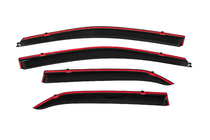 Toyota Corolla 2007-2013 Window Deflectors with Chrome Trim Niken Luxury (4 pcs) photo 4
