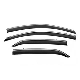 Window Deflectors with Chrome Trim Niken Luxury (4 pcs) Toyota Corolla 2007-2013 photo 1