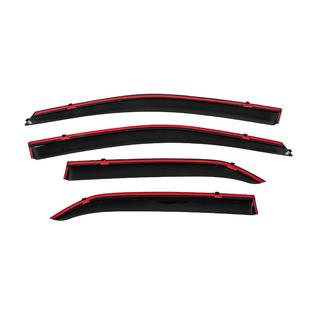 Window Deflectors with Chrome Trim Niken Luxury (4 pcs) Toyota Corolla 2007-2013 photo 4